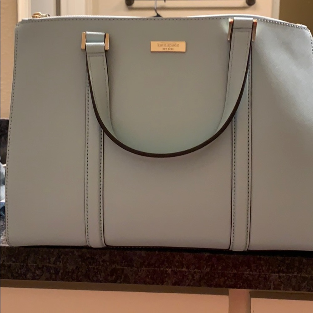 Kate spade light blue newbury purse and wallet